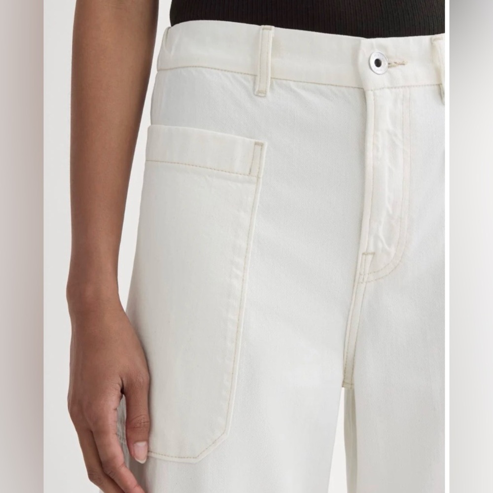 Everlane The Gardener Pull-On Jean in Bone Size 28 Regular - Picture 2 of 7